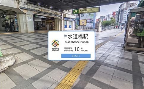 360°VR Road Guide イメージ図