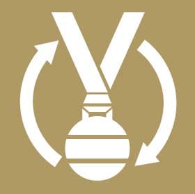 Finisher Medal Ribbon Made with Recycled Materials