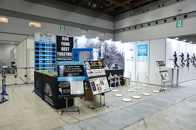 ONE TOKYO Pace Support Booth