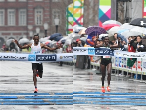 男子はレゲセ 女子はアガが優勝 東京マラソン19 マラソンレポート 東京マラソン21